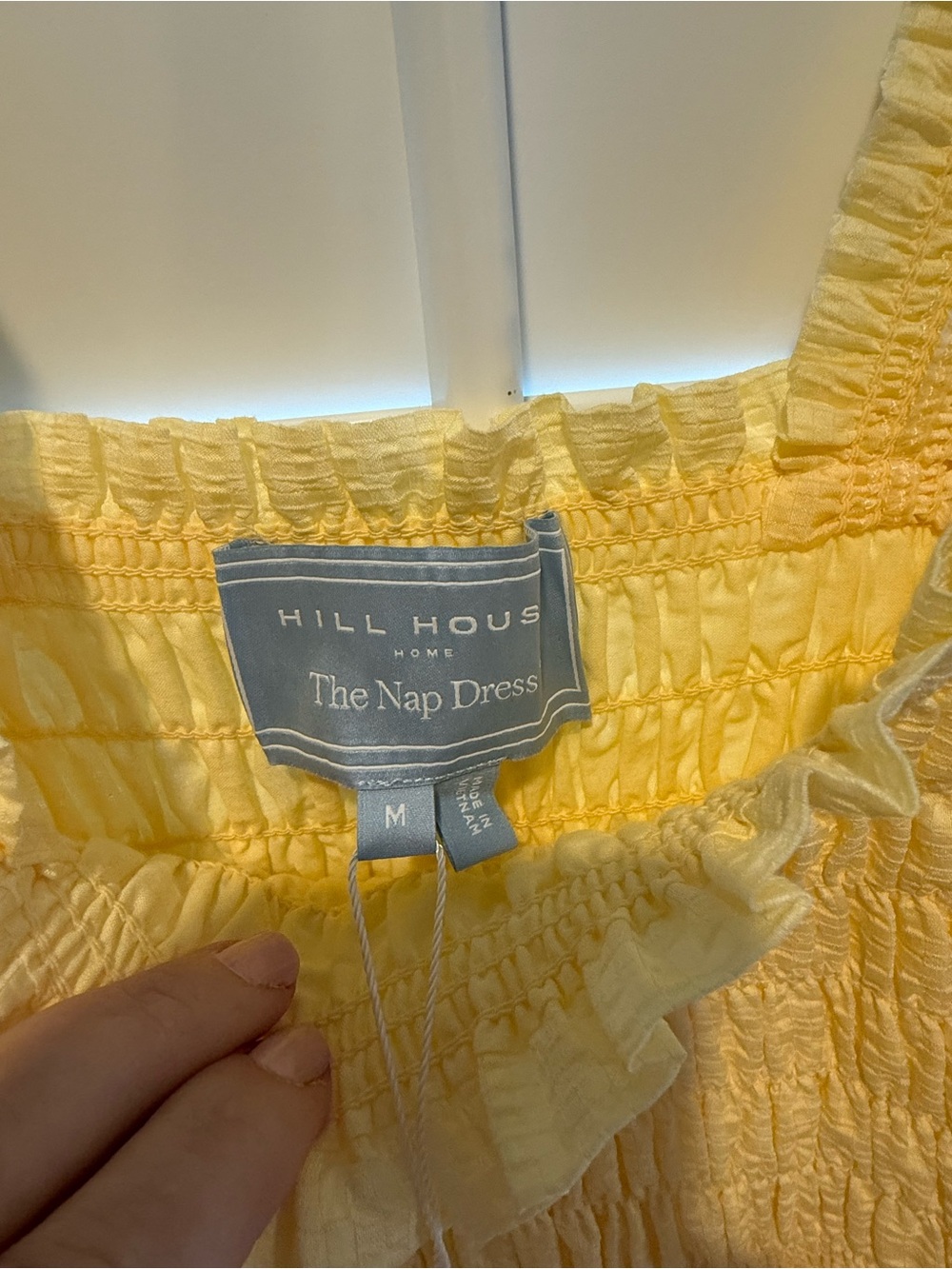 Hill House The Azalea Maxi Nap Dress in Pale Yellow - Picture 14 of 16